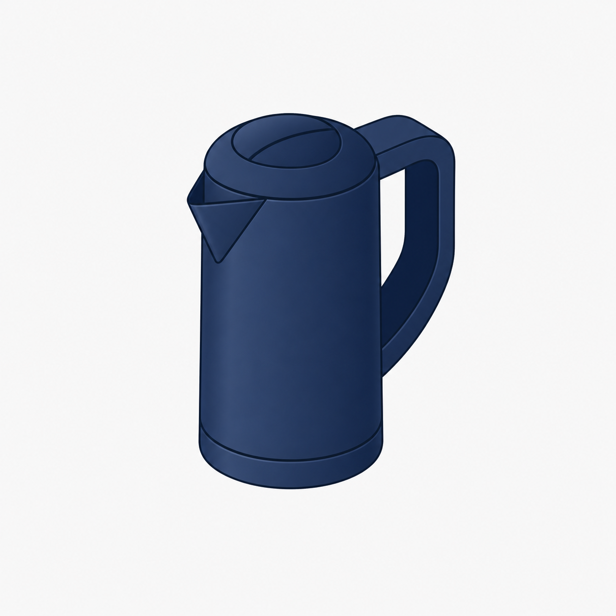 Navy Blue Drawing